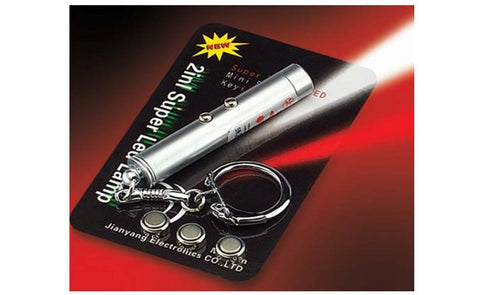 2u1 Laserpoint - LED luč in rdeči laser kazalec