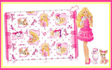 2v1 otroška Barbie odeja in družabna igra