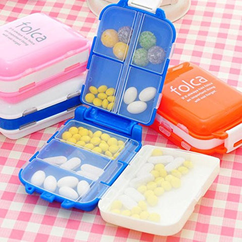 Dve škatlici za tablete z razdelki in barvi po izbiri