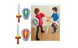 Otroški viteški komplet - meč in ščit na napihovanje