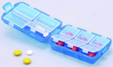 Dve škatlici za tablete z razdelki in barvi po izbiri
